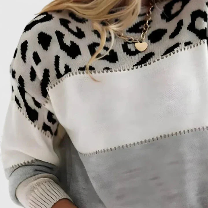 Chantelle Leopard Knit Sweater