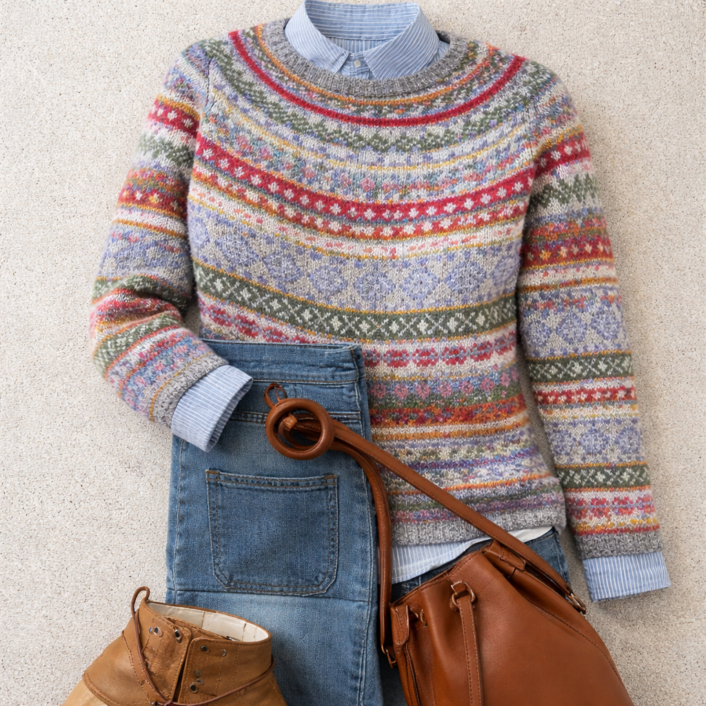 Brionne Nordic Knit Sweater