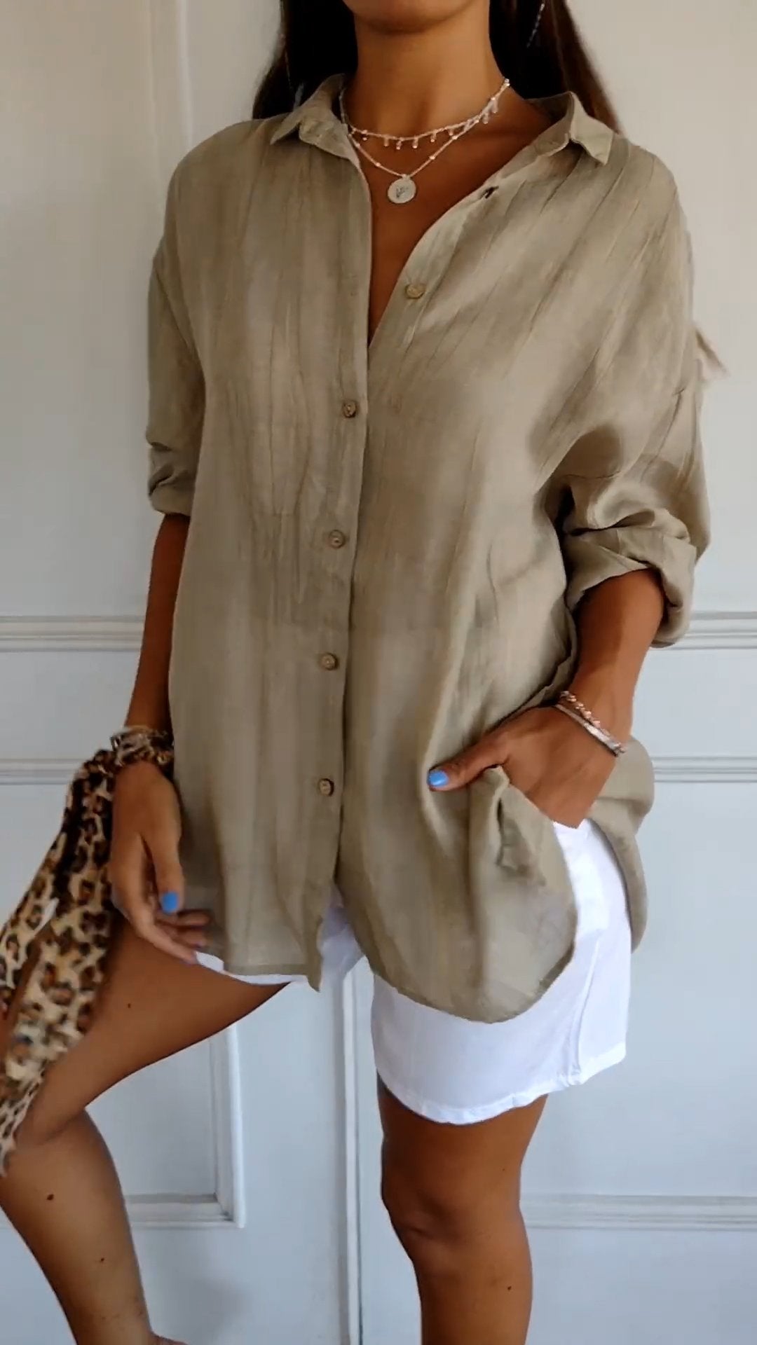 Valérie Tailored Cotton Blouse