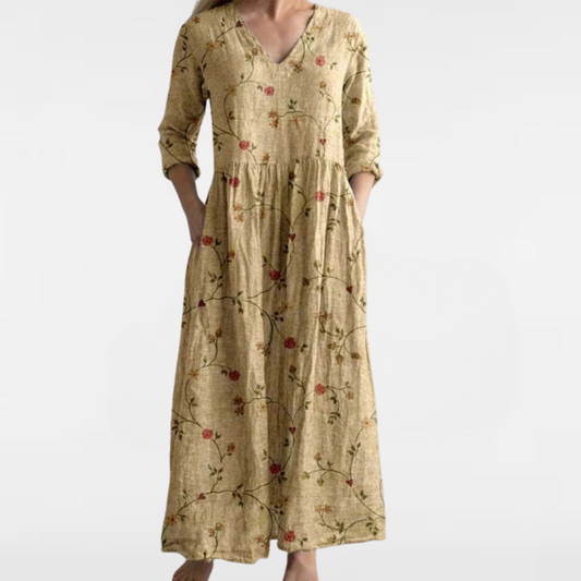 Solana - Flowy Floral Maxi Dress