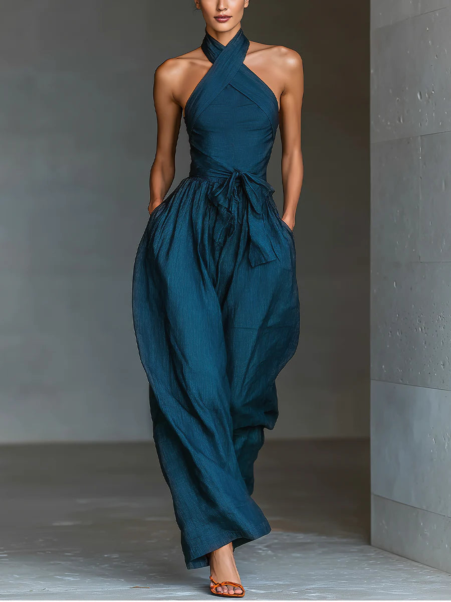 Thalia - Chic wide-leg jumpsuit