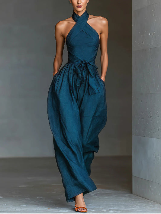 Thalia - Chic wide-leg jumpsuit