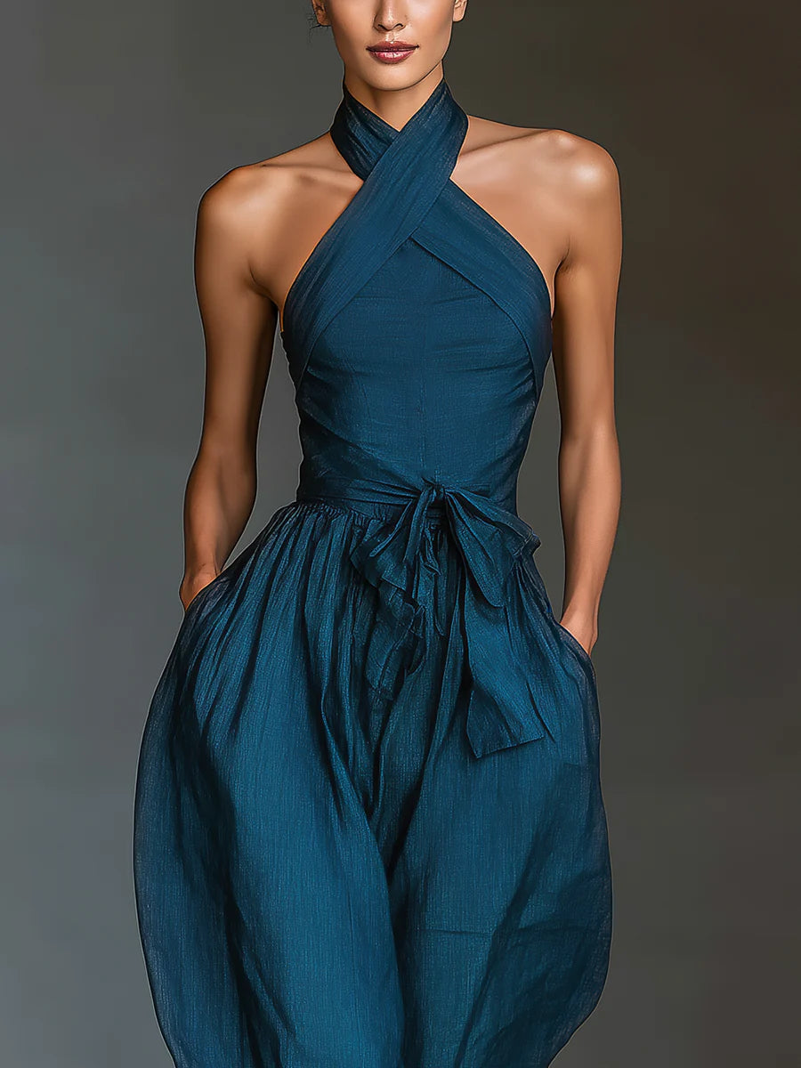 Thalia - Chic wide-leg jumpsuit