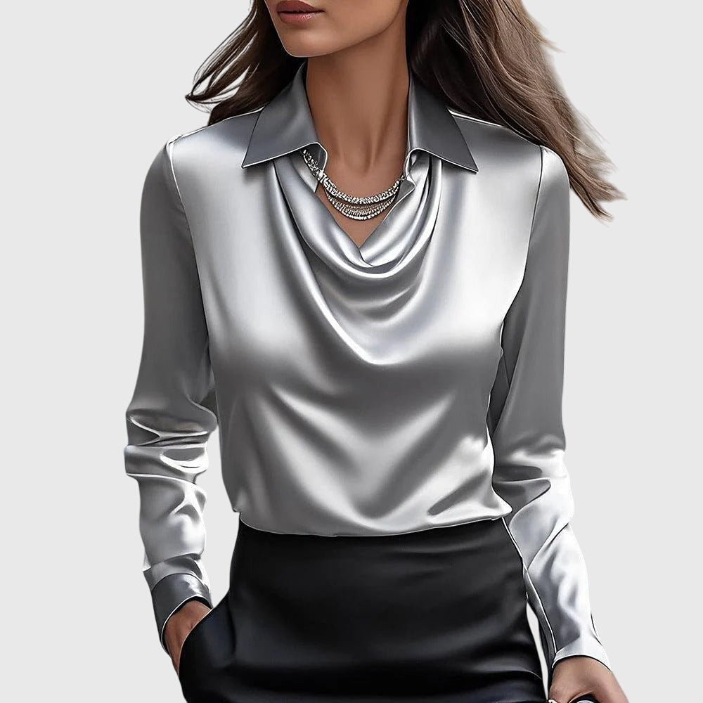 Cosima - Elegant Satin Blouse
