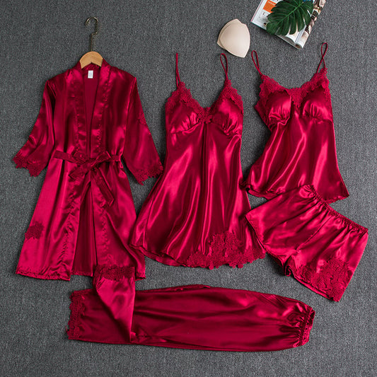 Valentienne Silk Lace Nightwear Set