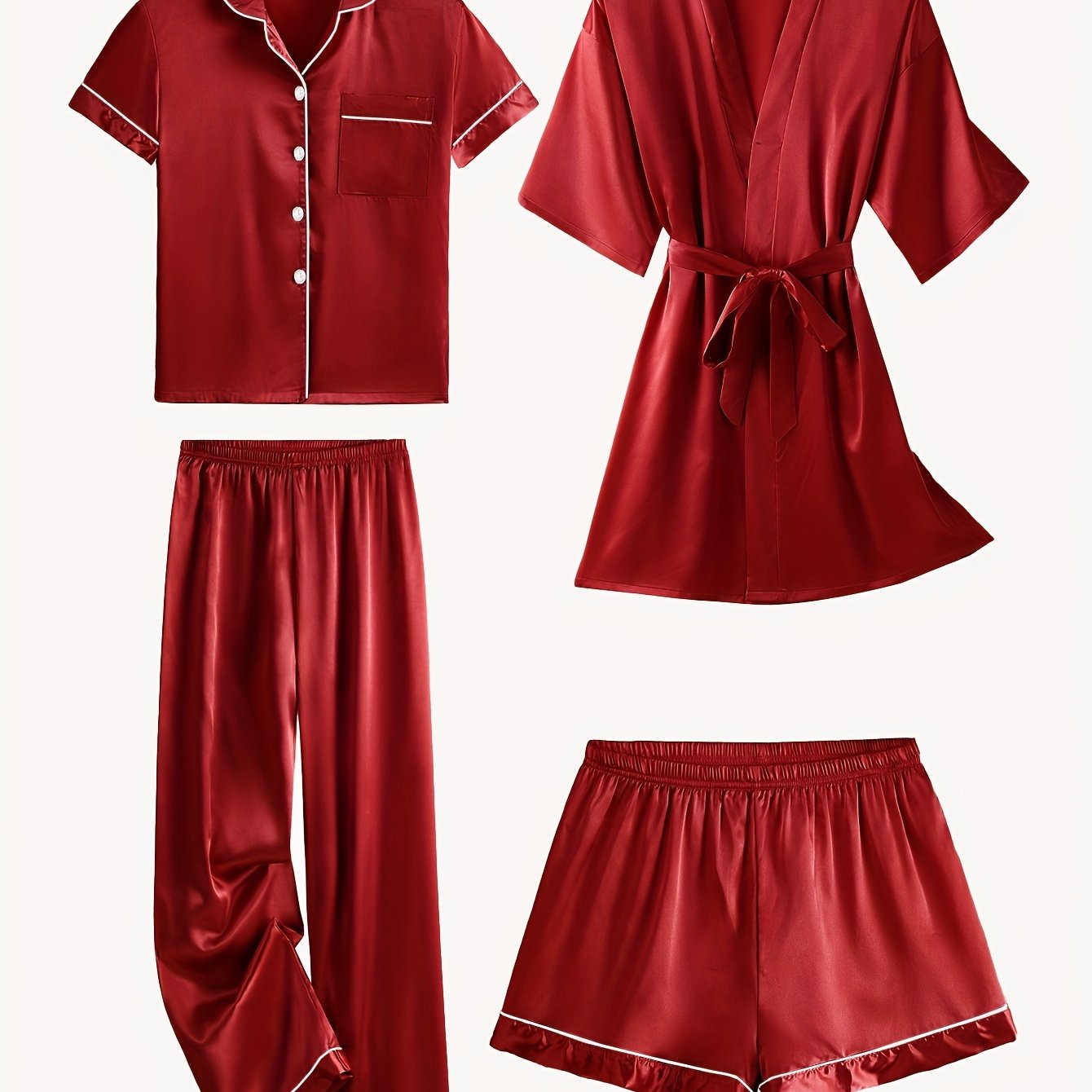 Rosalène Satin Pyjama Set