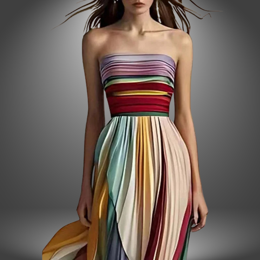 Alessia - Timeless Pleated Summer Dress