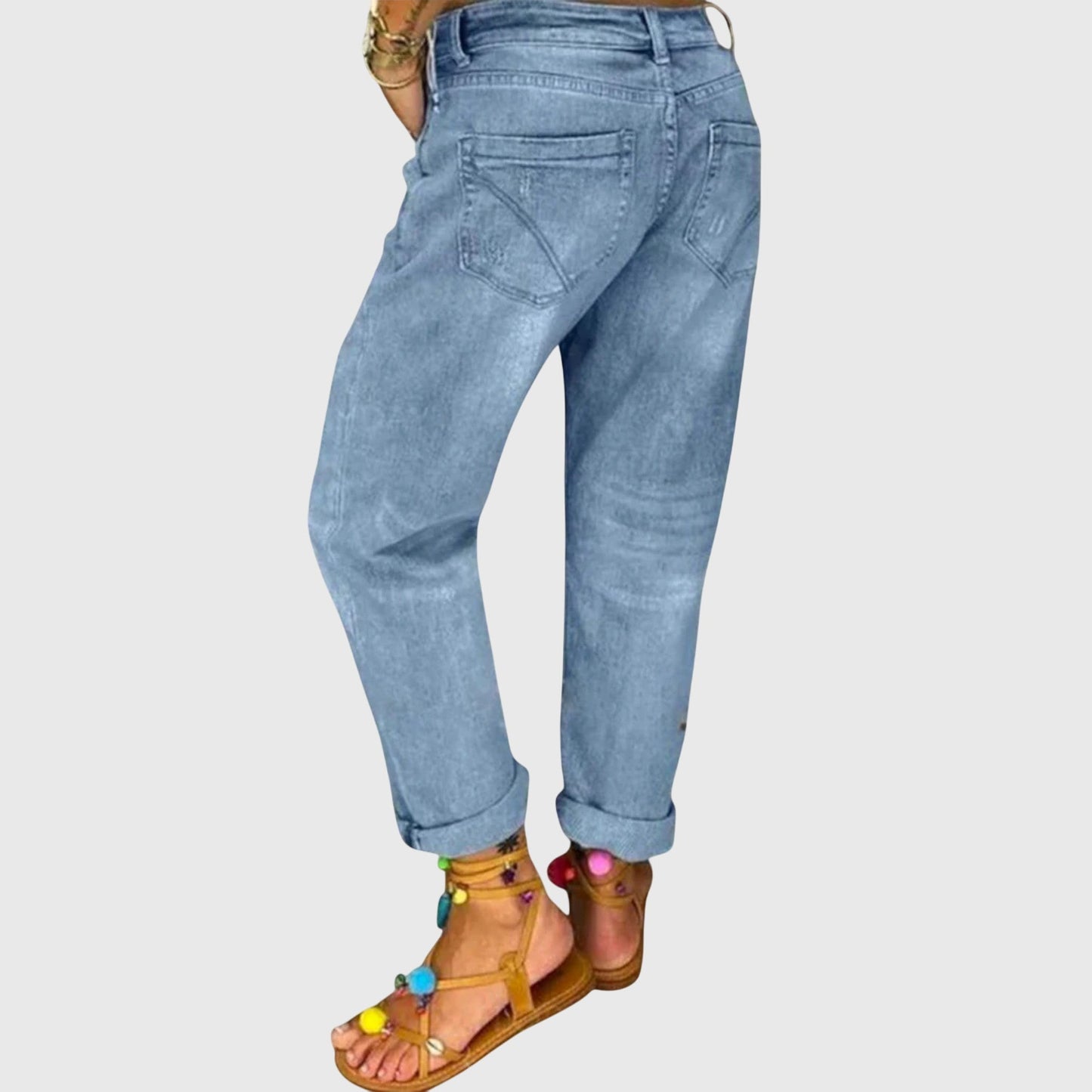 Cassara Relaxed Straight Jeans