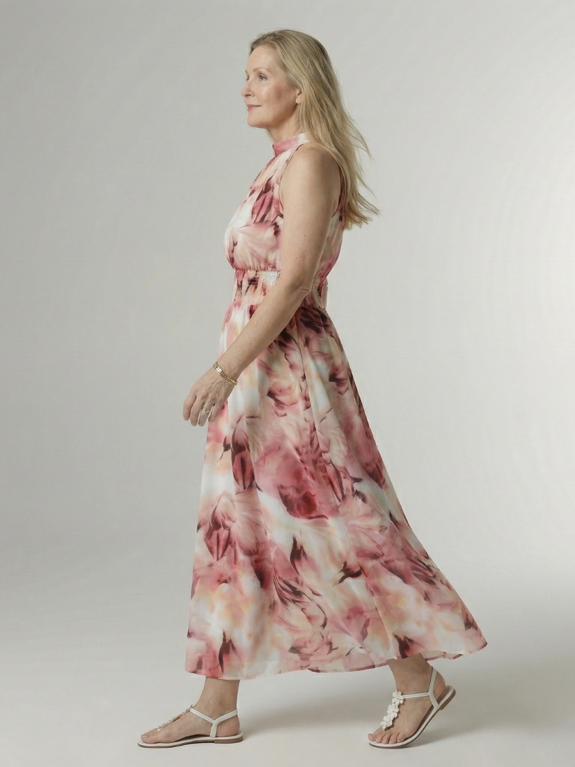 Solstice - Flowing Halter Midi Dress – Flowing Halter Midi Dress 13