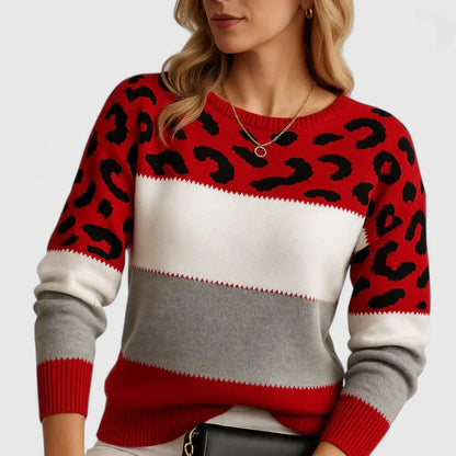 Chantelle Leopard Knit Sweater