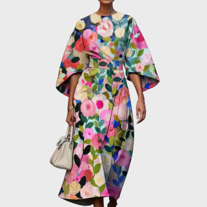 Leonette Floral Kimono Sleeve Dress