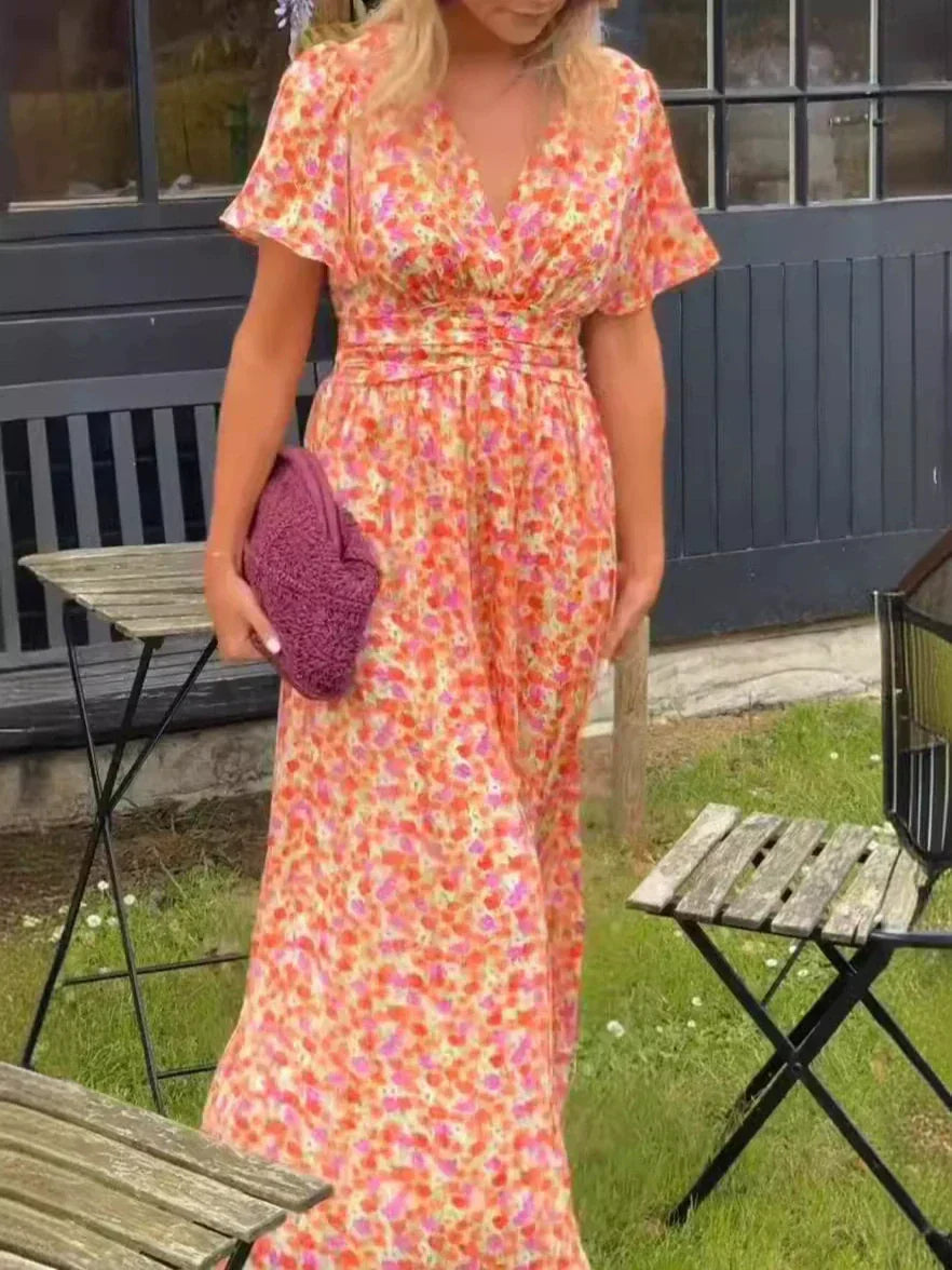 Fleur - Whimsical Floral A-Line Dress