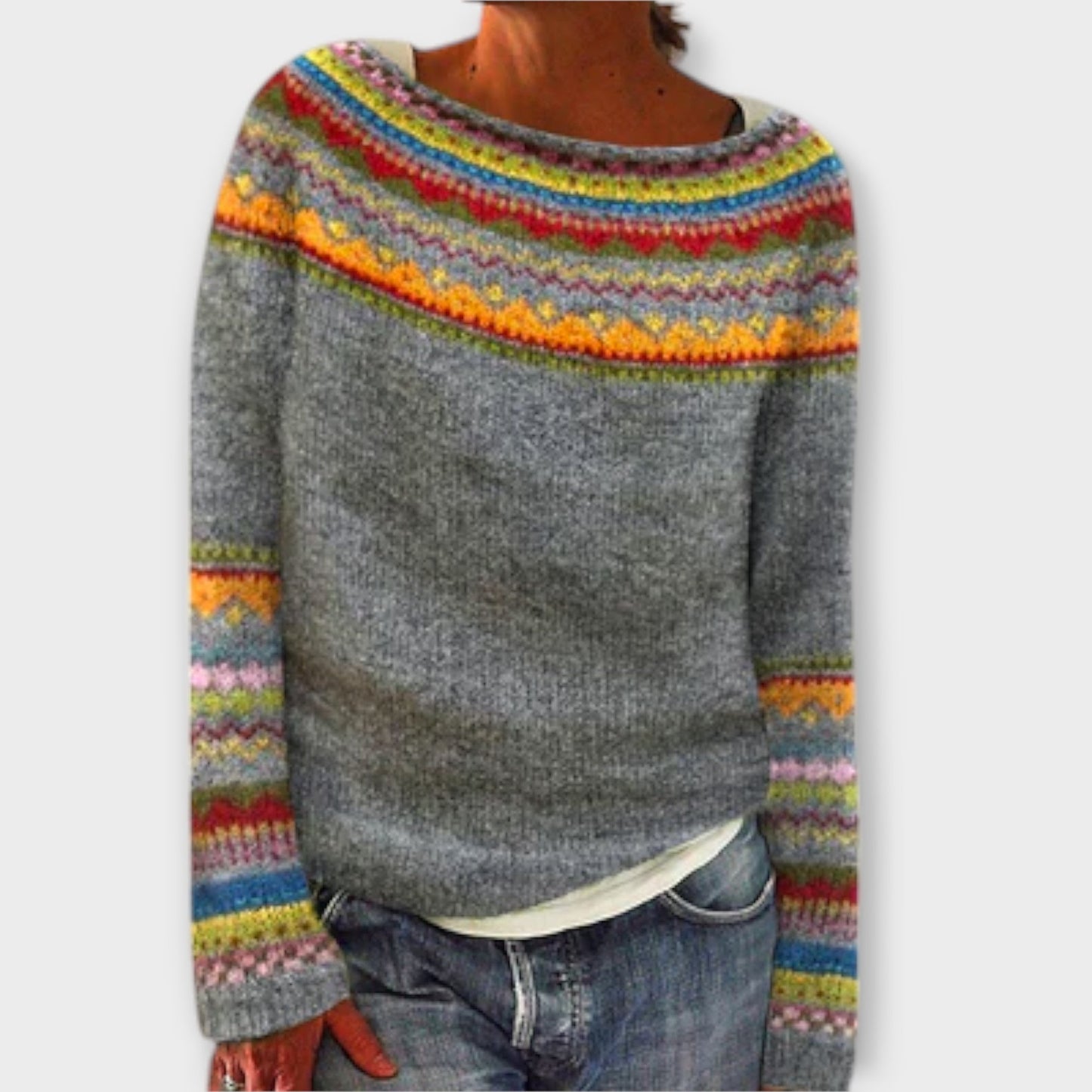 Winslet Retro Knit Sweater