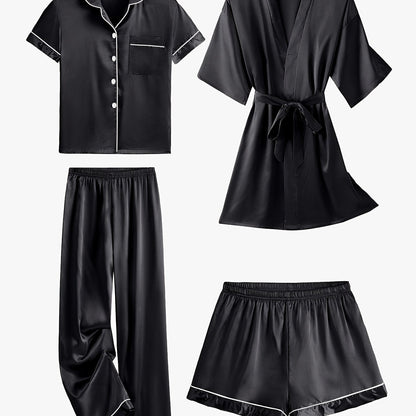 Rosalène Satin Pyjama Set
