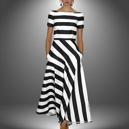 Coralie - Striped Maxi Dress