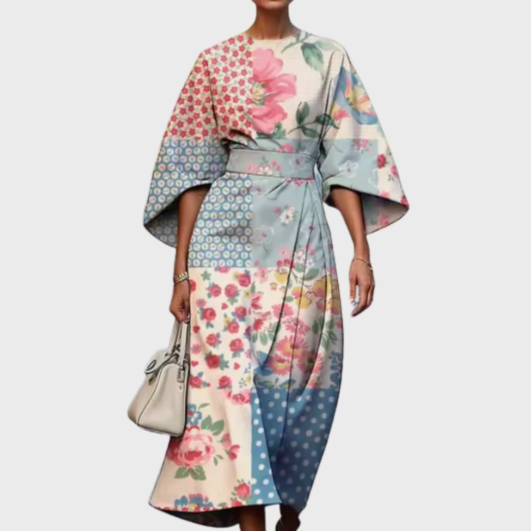 Leonette Floral Kimono Sleeve Dress