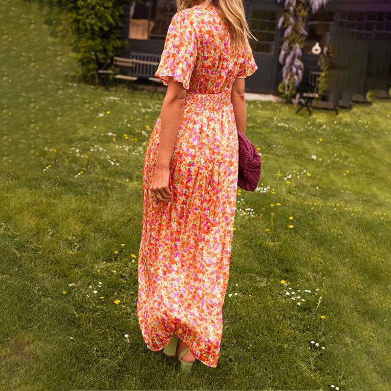 Fleur - Whimsical Floral A-Line Dress