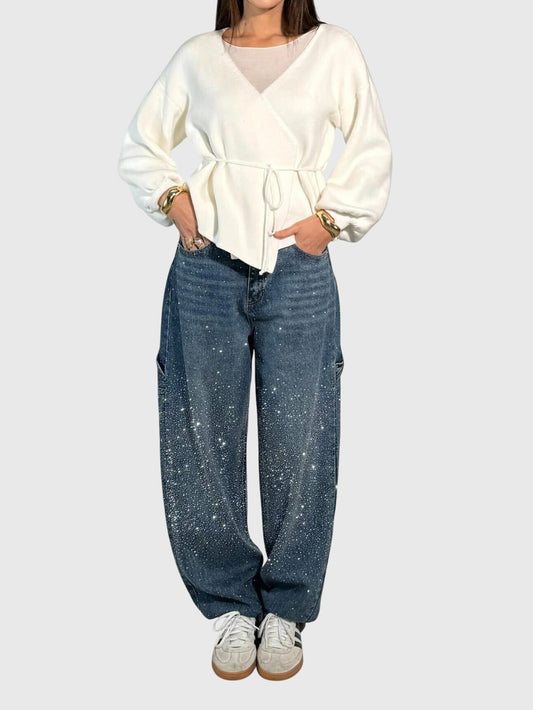 Lumière Diamond Detail Trousers