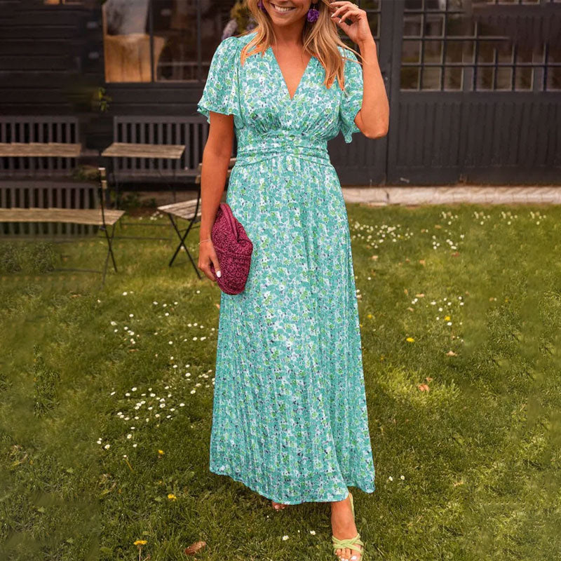 Fleur - Whimsical Floral A-Line Dress