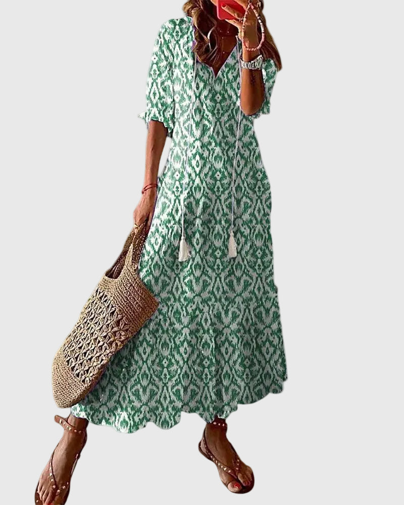 Sienne Boho Maxi Dress