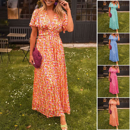 Fleur - Whimsical Floral A-Line Dress