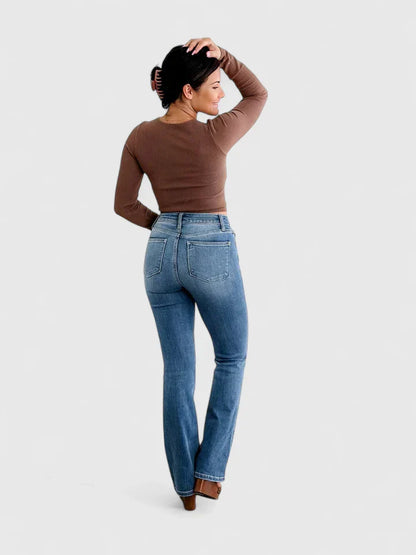 Calienne Bootcut Stretch Trousers