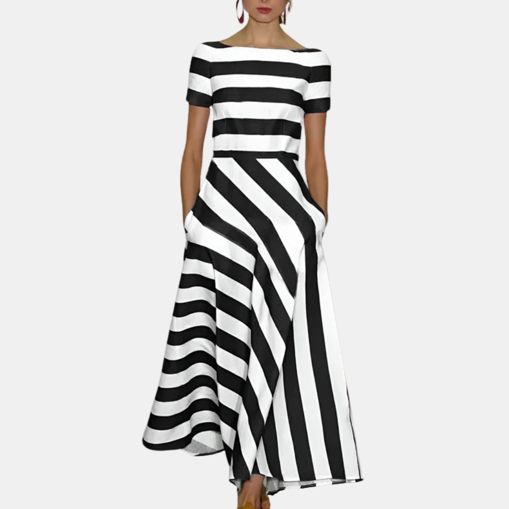 Coralie - Striped Maxi Dress