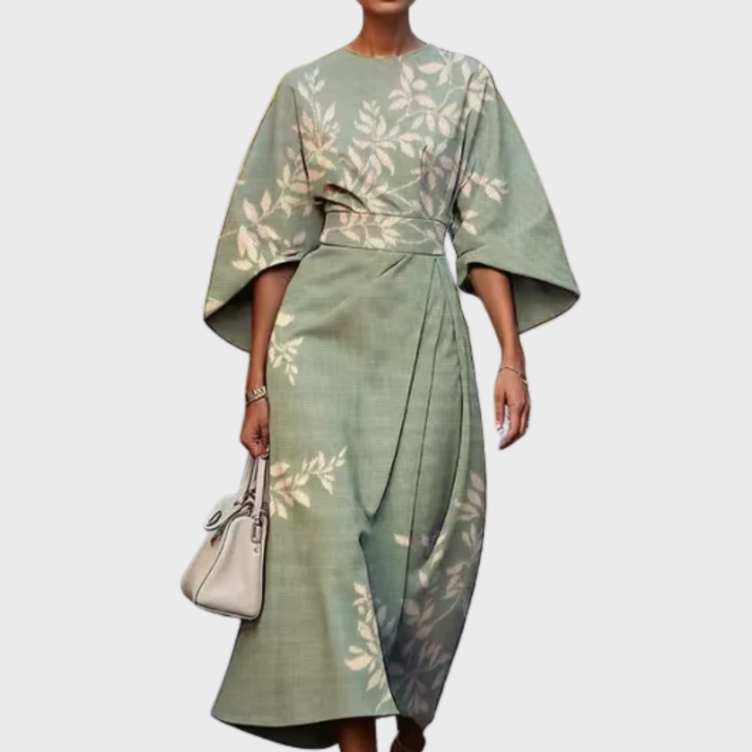 Leonette Floral Kimono Sleeve Dress