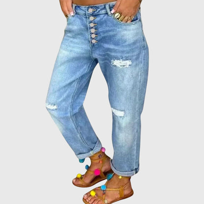 Cassara Relaxed Straight Jeans