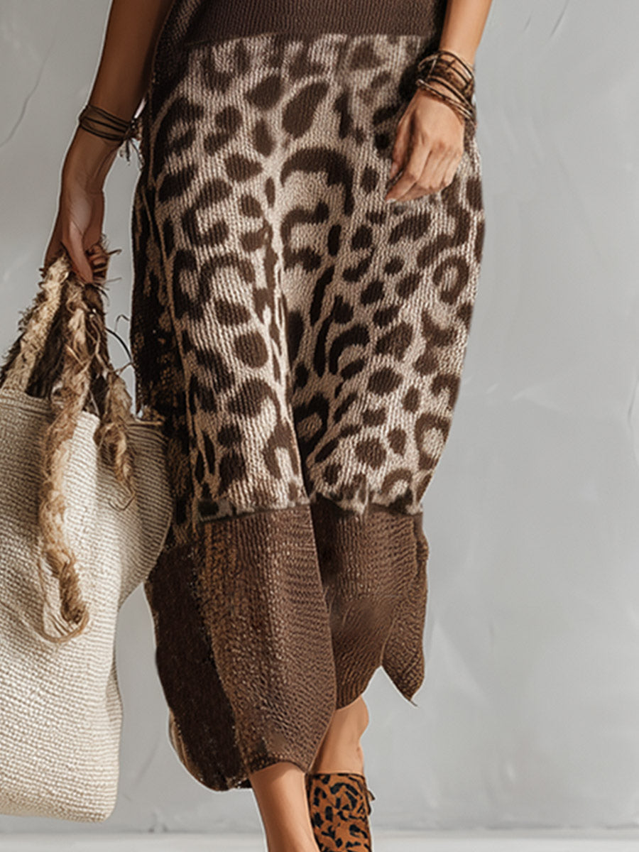 Zelda - Knitted Leopard Dress – Knitted Leopard Dress 5