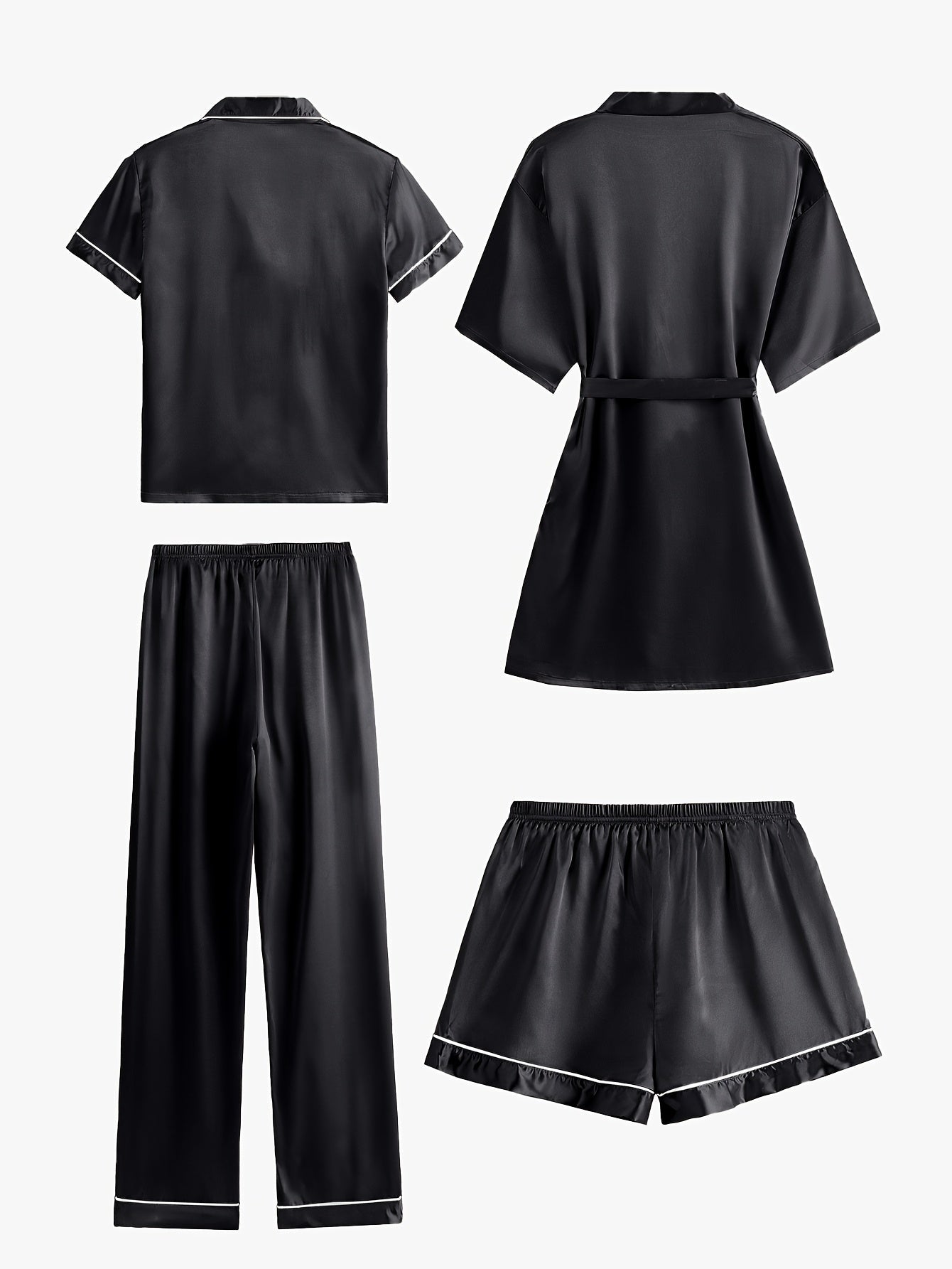 Rosalène Satin Pyjama Set