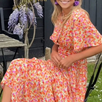 Fleur - Whimsical Floral A-Line Dress