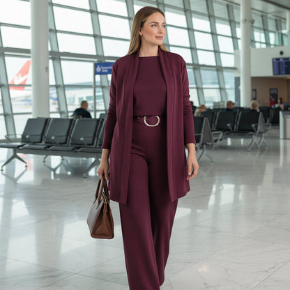 Cassienne Three Piece Cardigan Set