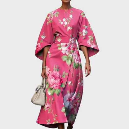 Leonette Floral Kimono Sleeve Dress