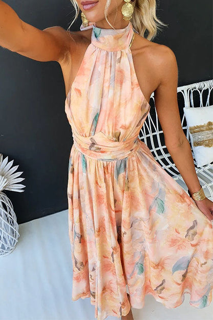 Seraphina - Floral Halter Maxi Dress – Floral Halter Maxi Dress 5