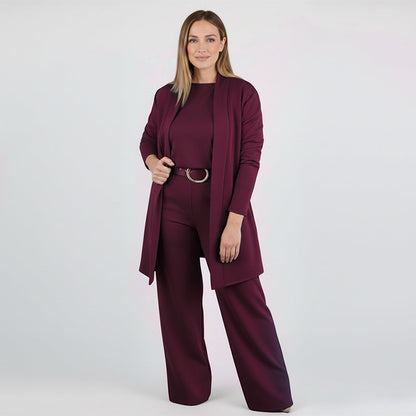 Cassienne Three Piece Cardigan Set