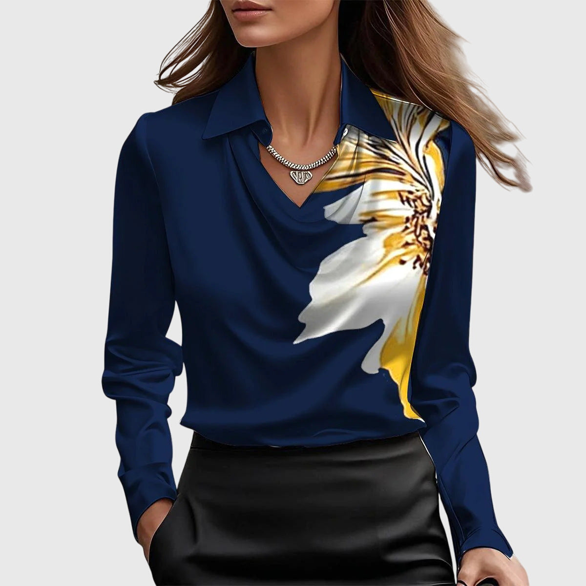 Cosima - Elegant Satin Blouse