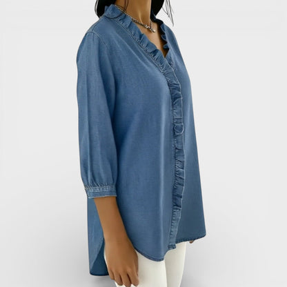 Juniper - Elegant Ruffled Blouse