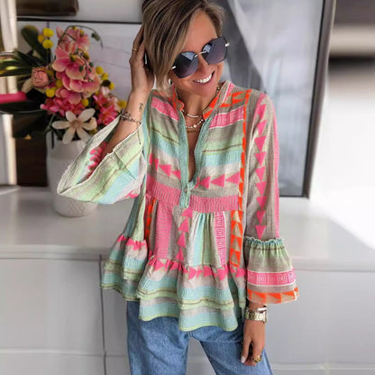 Primrose Ruffle Sleeve Blouse