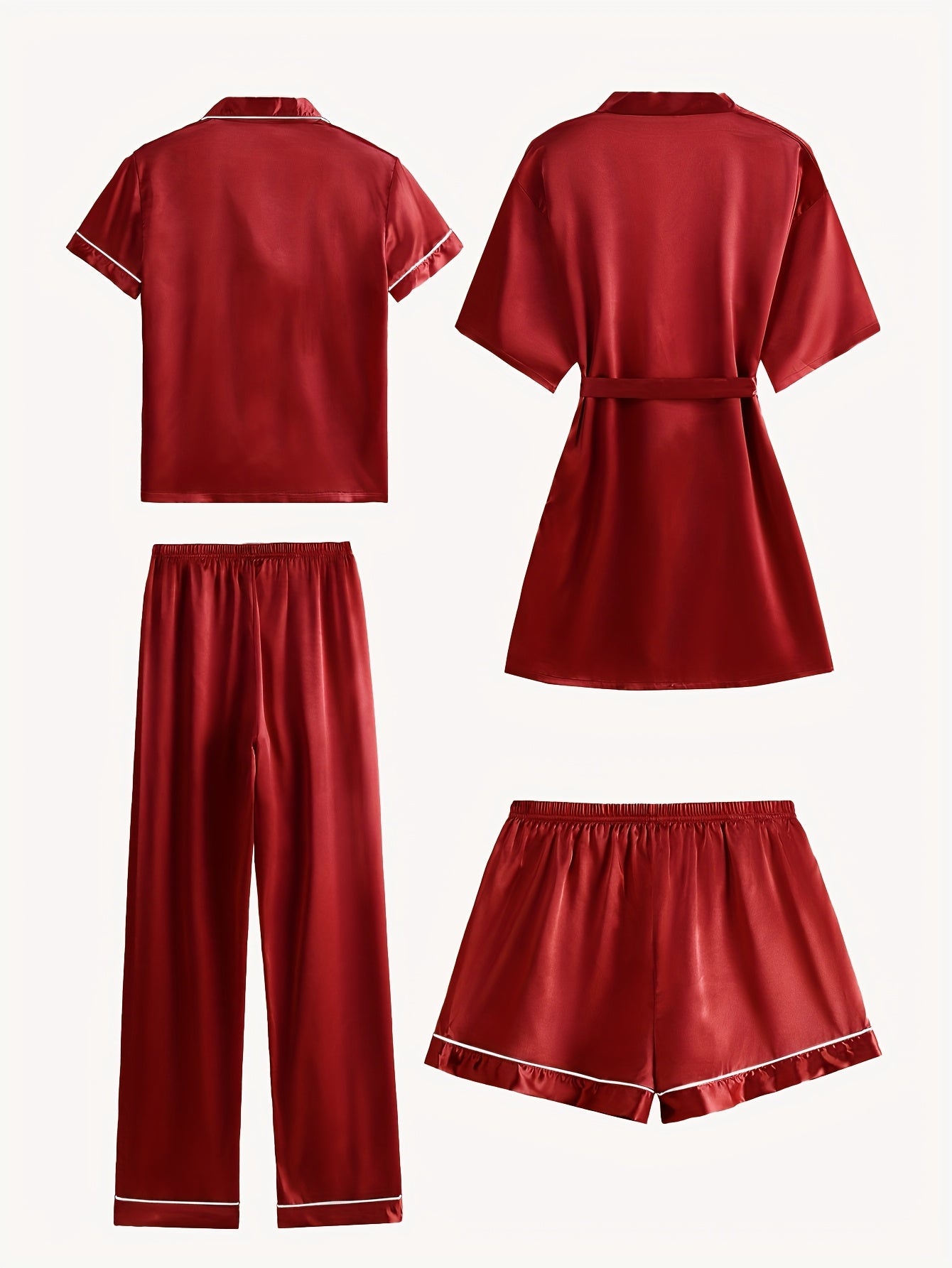 Rosalène Satin Pyjama Set