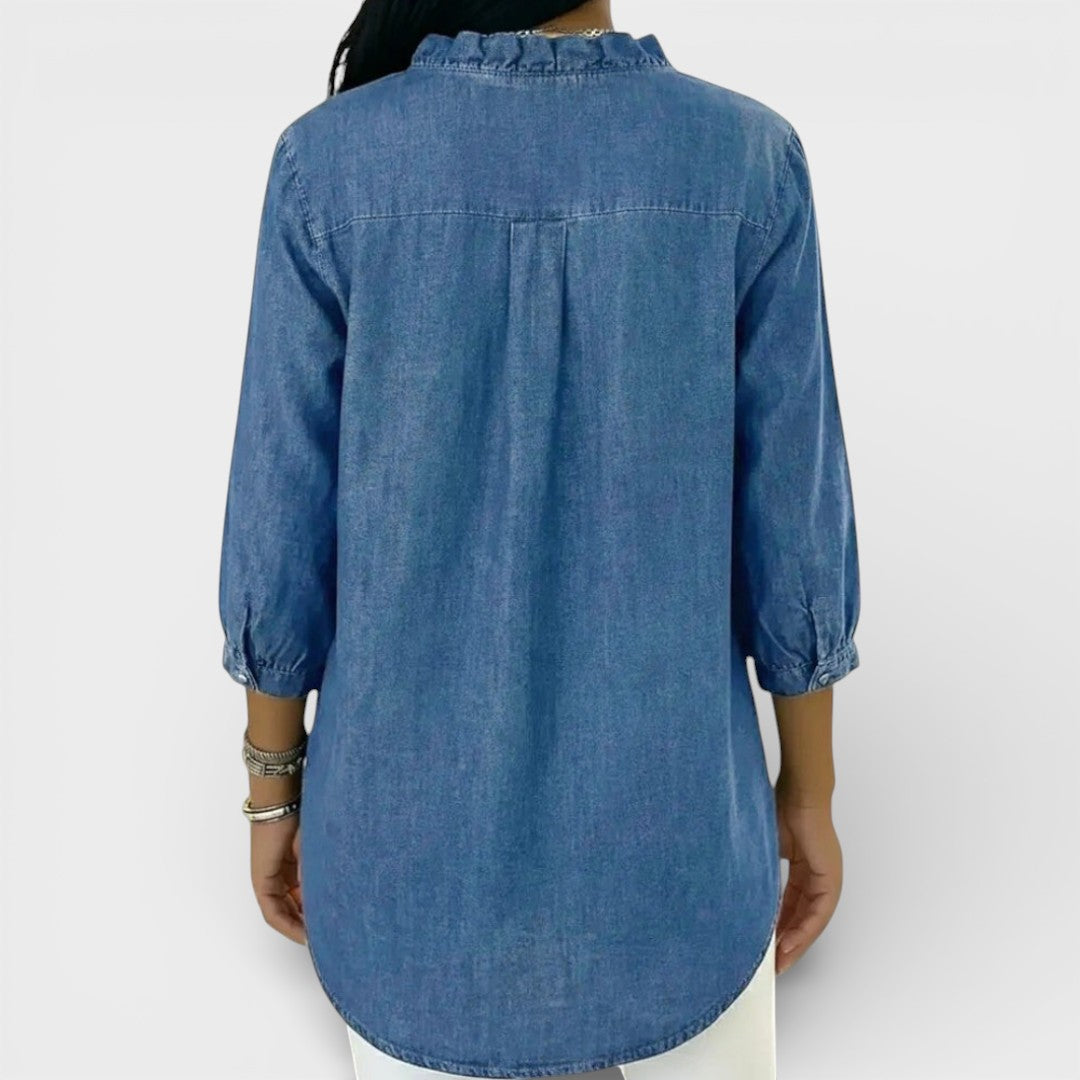 Juniper - Elegant Ruffled Blouse