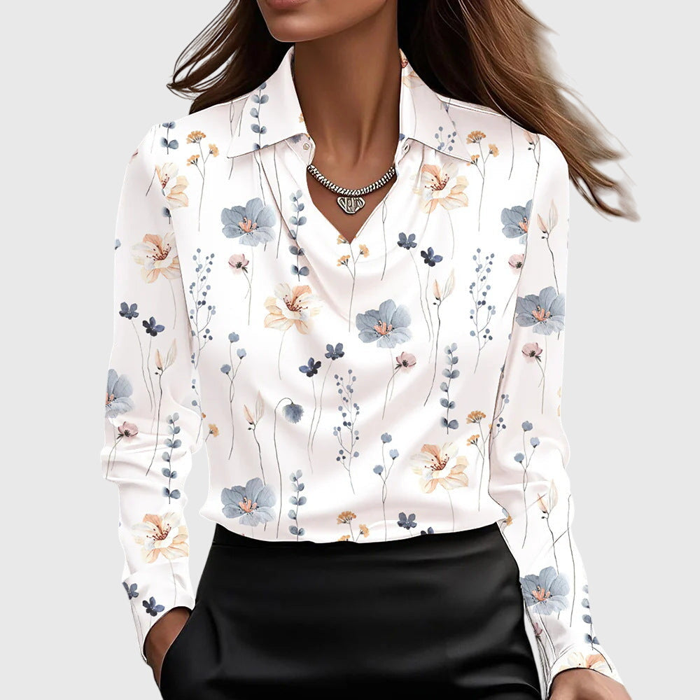 Cosima - Elegant Satin Blouse