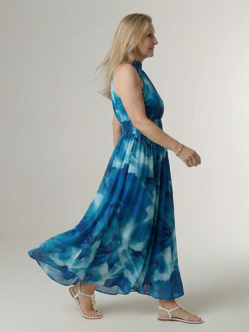 Solstice - Flowing Halter Midi Dress – Flowing Halter Midi Dress 6