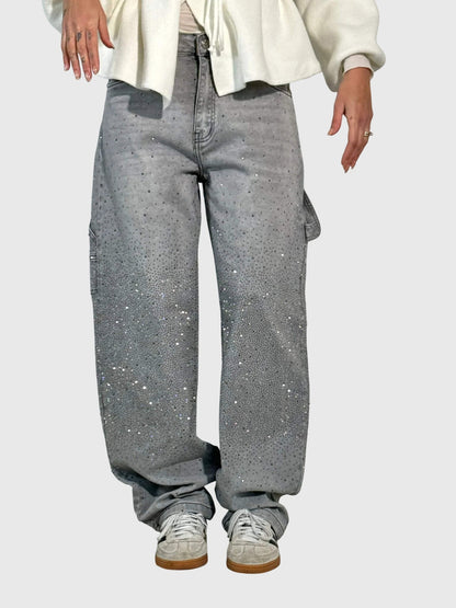 Lumière Diamond Detail Trousers