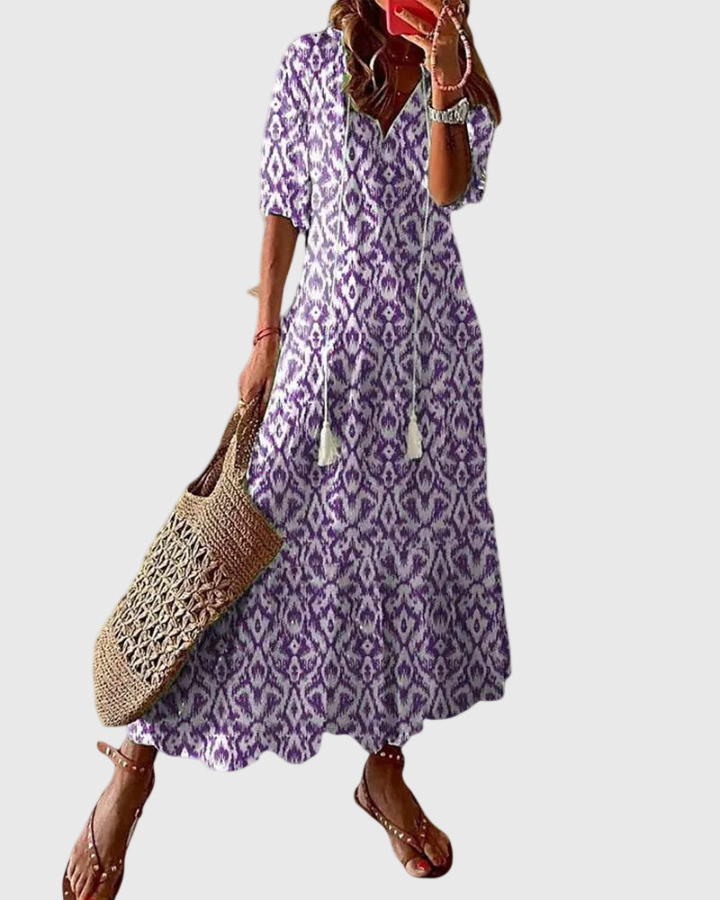 Sienne Boho Maxi Dress