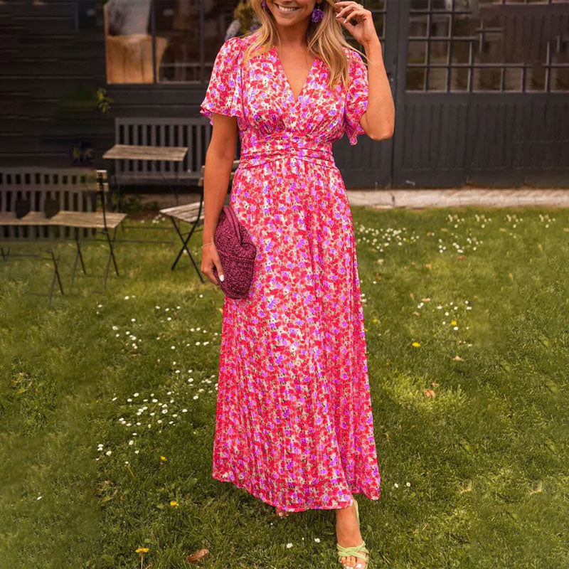 Fleur - Whimsical Floral A-Line Dress