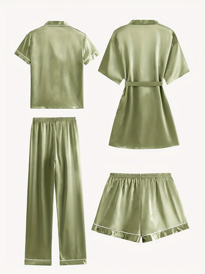 Rosalène Satin Pyjama Set
