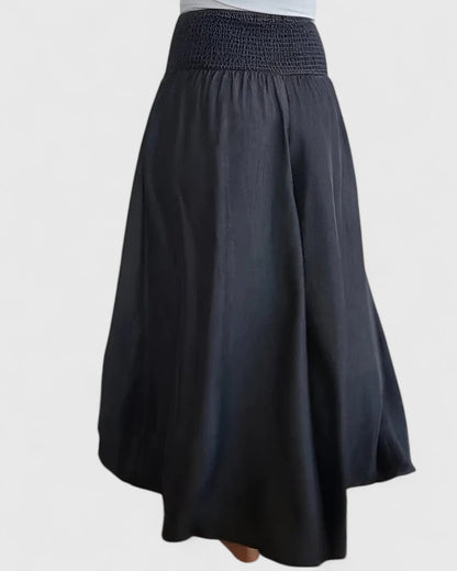 Evalia Lightweight Wide Leg Trousers