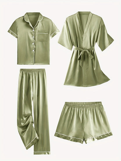 Rosalène Satin Pyjama Set