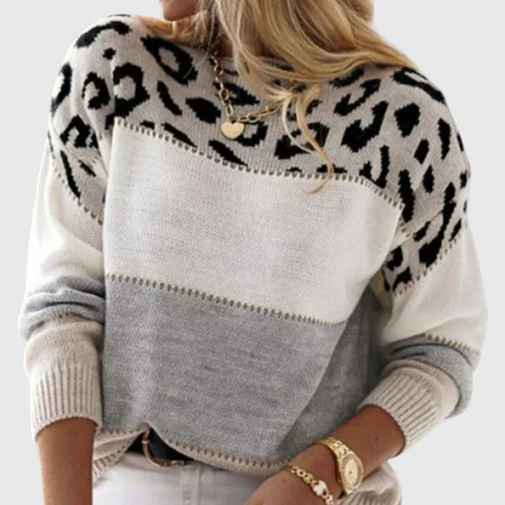 Chantelle Leopard Knit Sweater